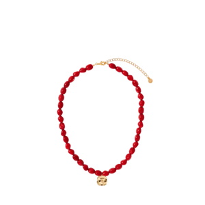 Mint Velvet Beaded Charm Necklace